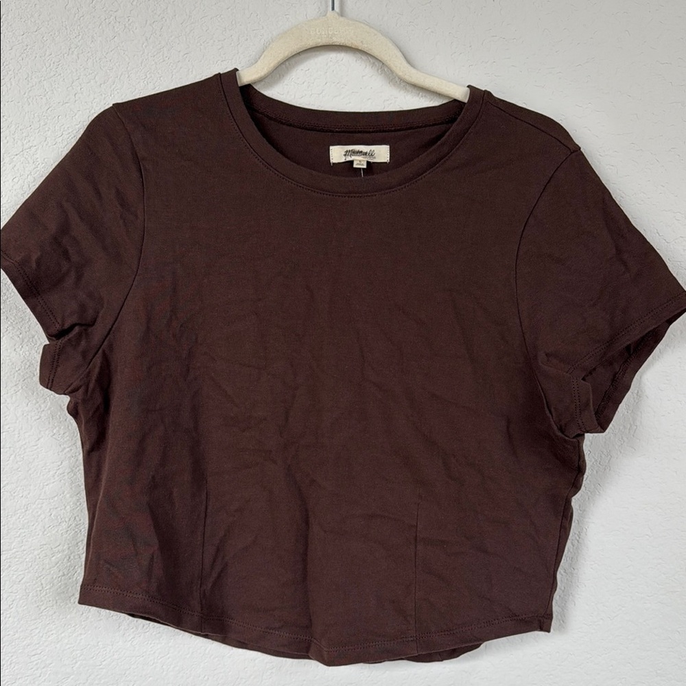 Brown Crop Top